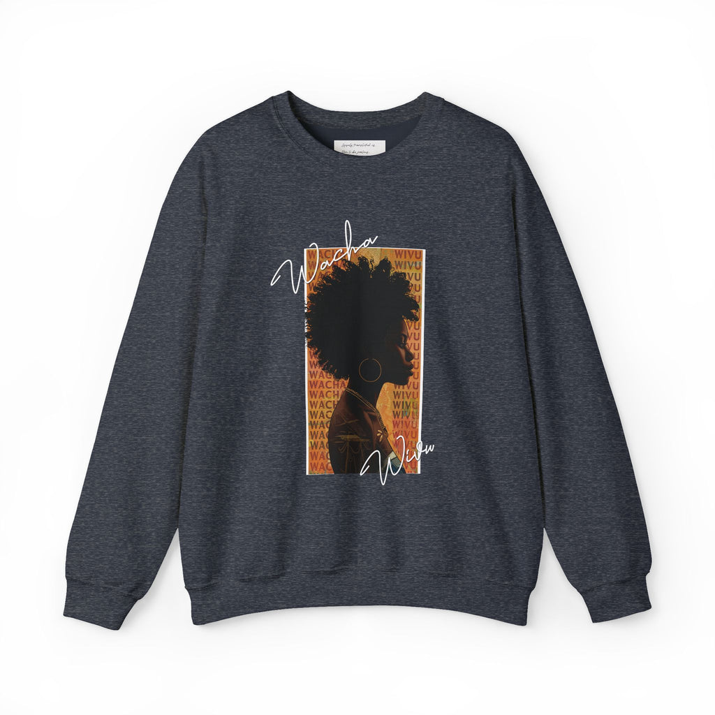 Kenyan Street Style Sweatshirt: Wacha Wivu Unisex Crewneck