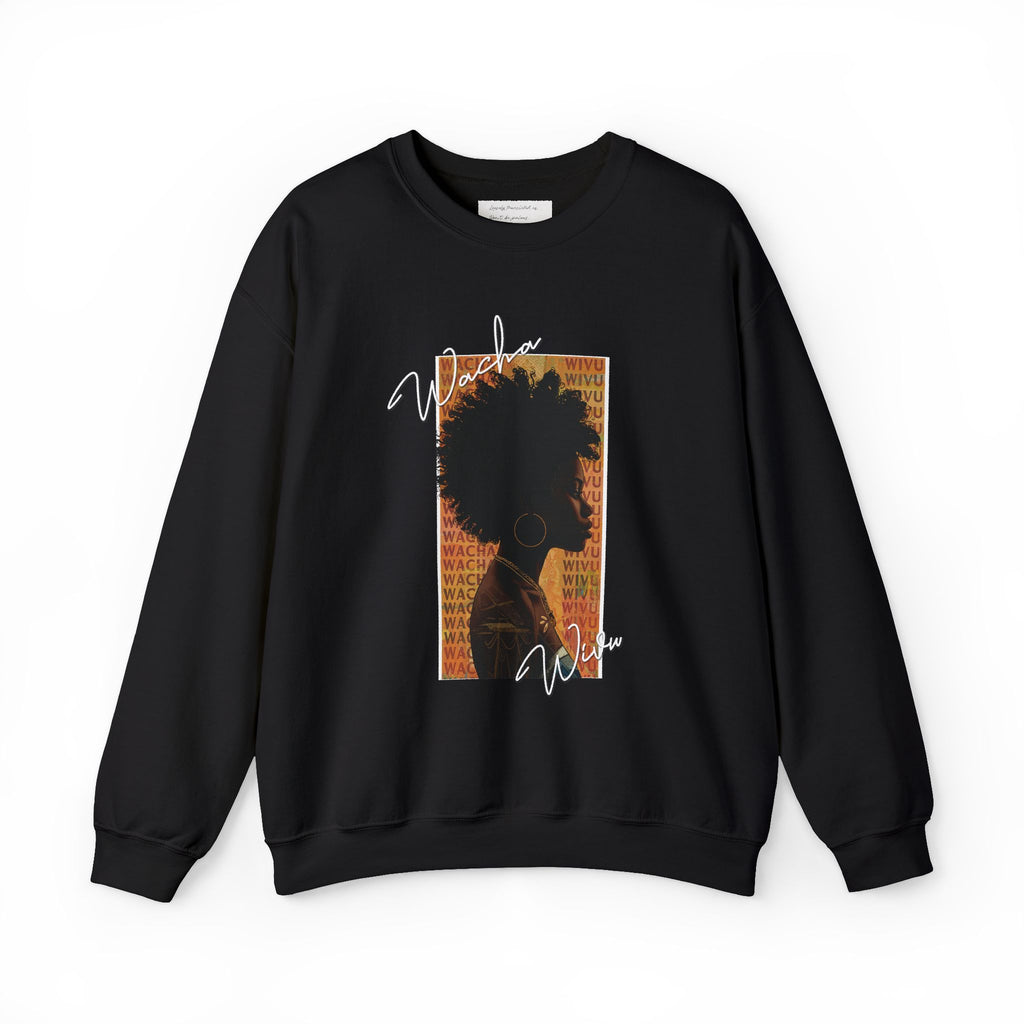 Kenyan Street Style Sweatshirt: Wacha Wivu Unisex Crewneck