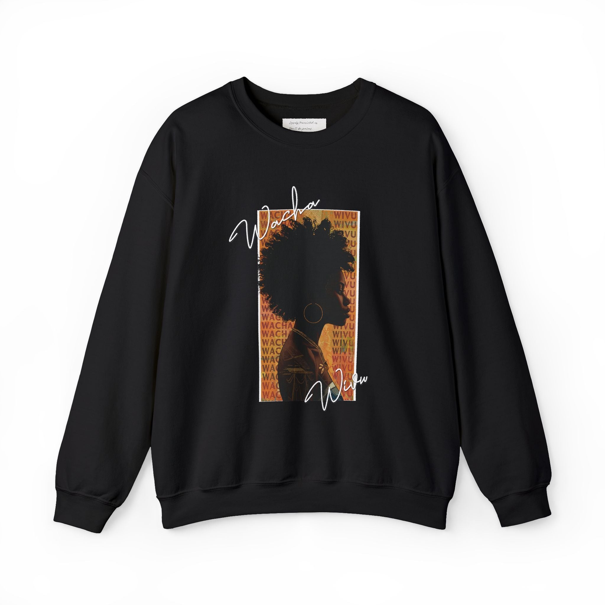 Kenyan Street Style Sweatshirt: Wacha Wivu Unisex Crewneck