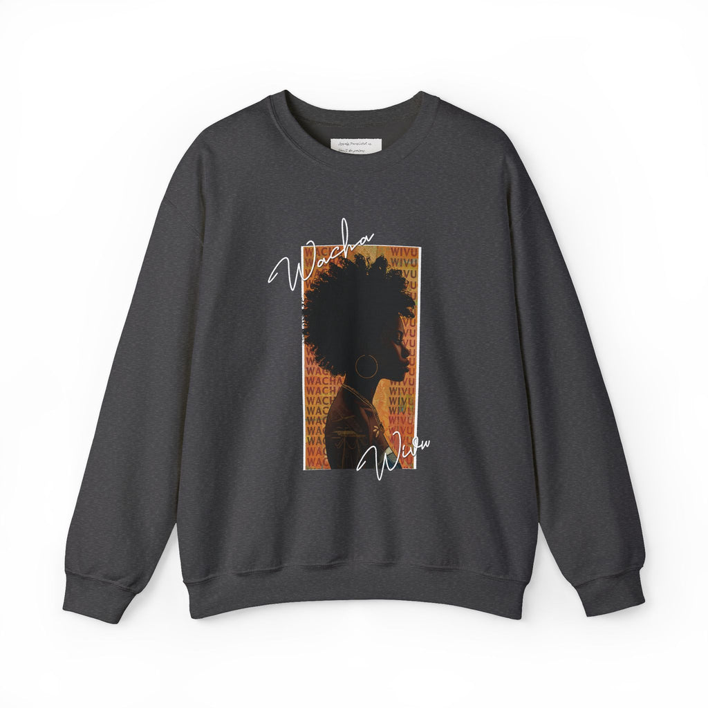 Kenyan Street Style Sweatshirt: Wacha Wivu Unisex Crewneck