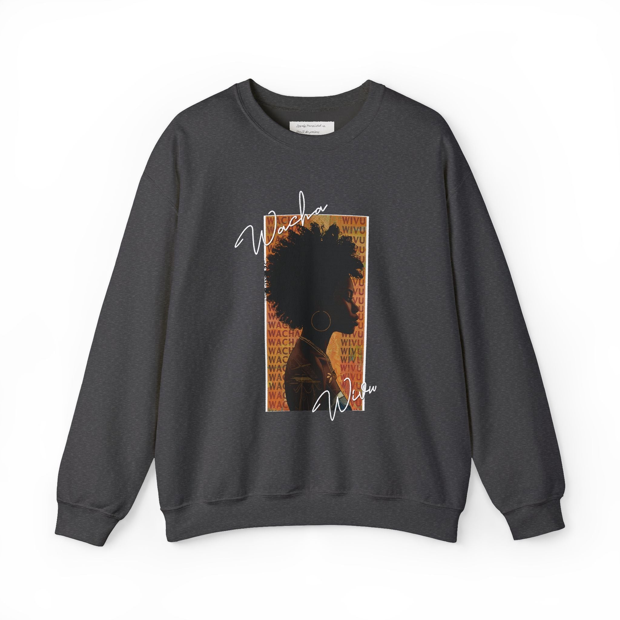 Kenyan Street Style Sweatshirt: Wacha Wivu Unisex Crewneck