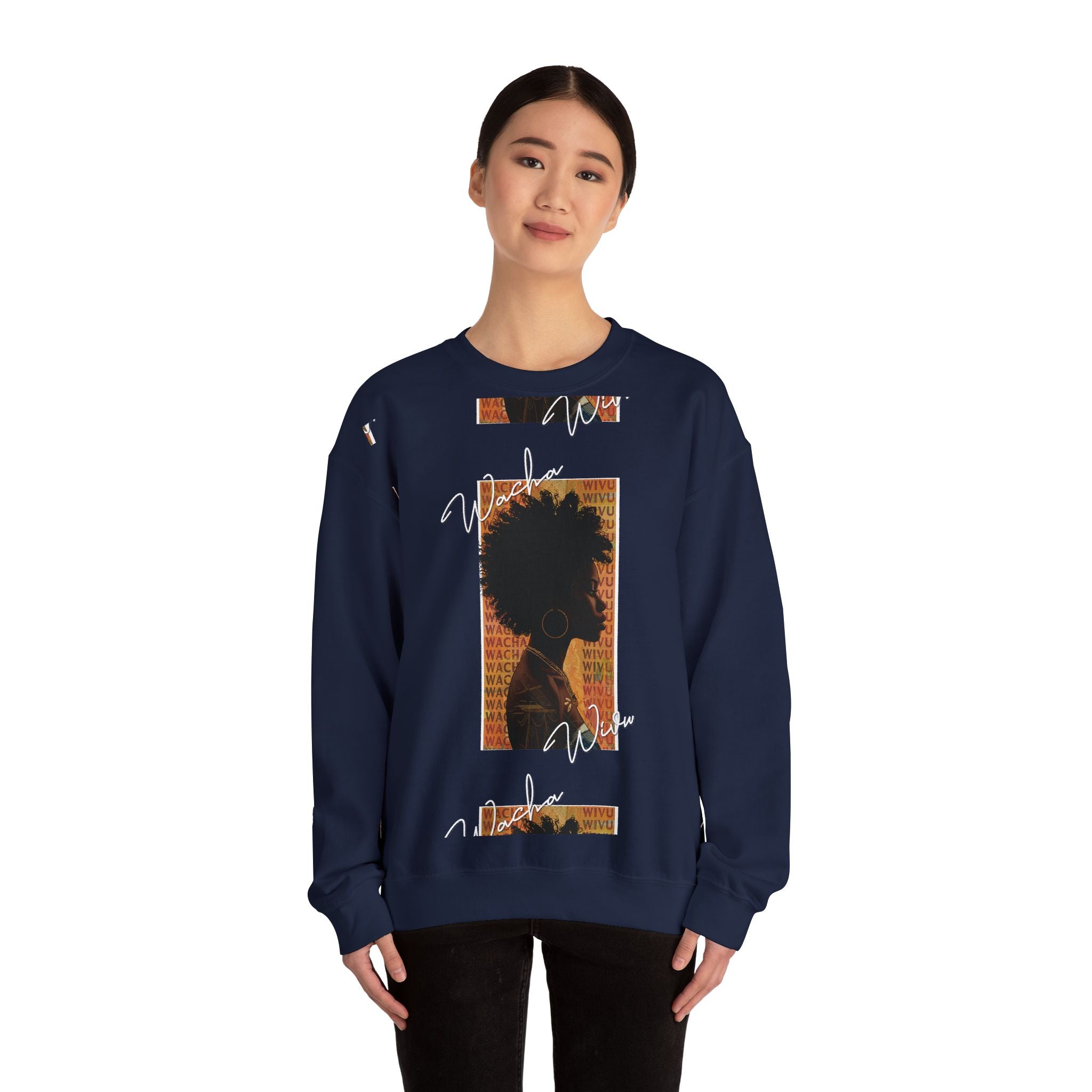 Kenyan Street Style Sweatshirt: Wacha Wivu Unisex Crewneck