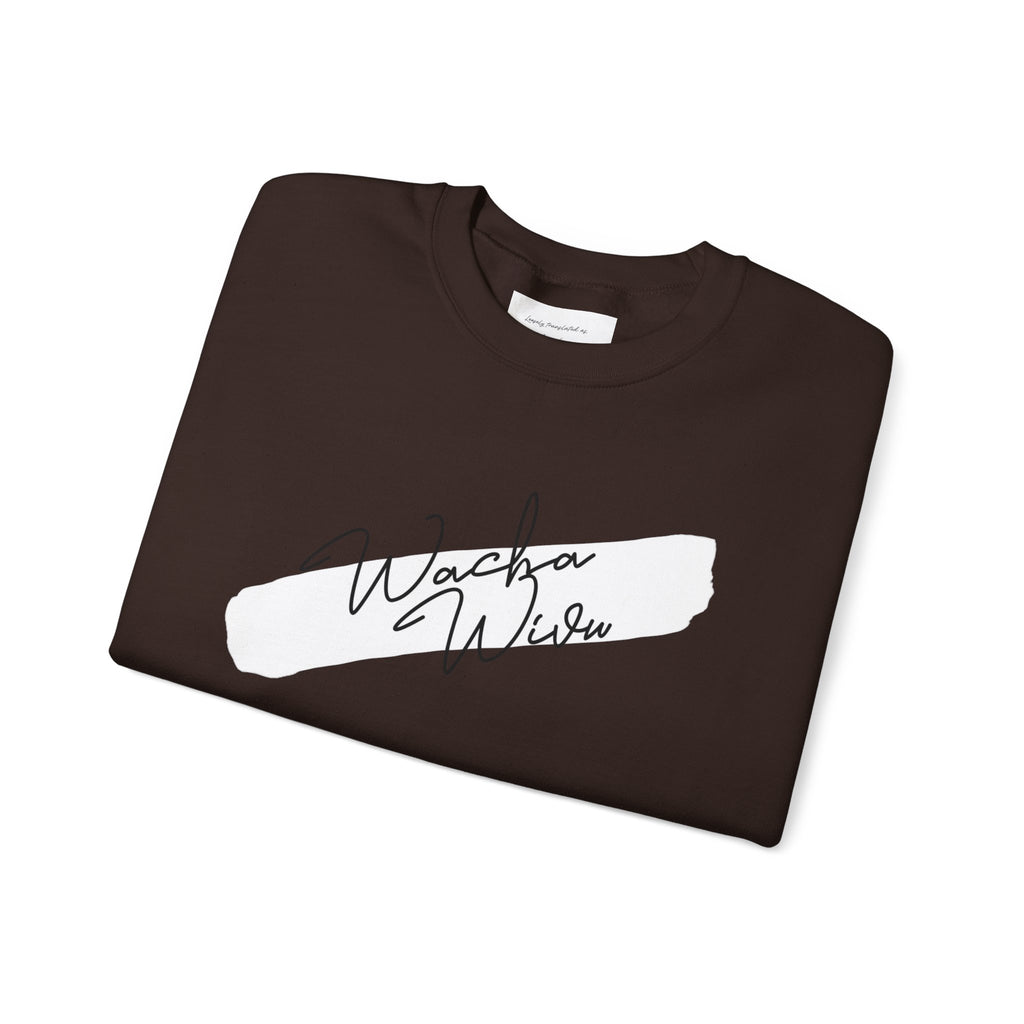 Swahili Abstract Sweatshirt - 'Wacha Wivu'