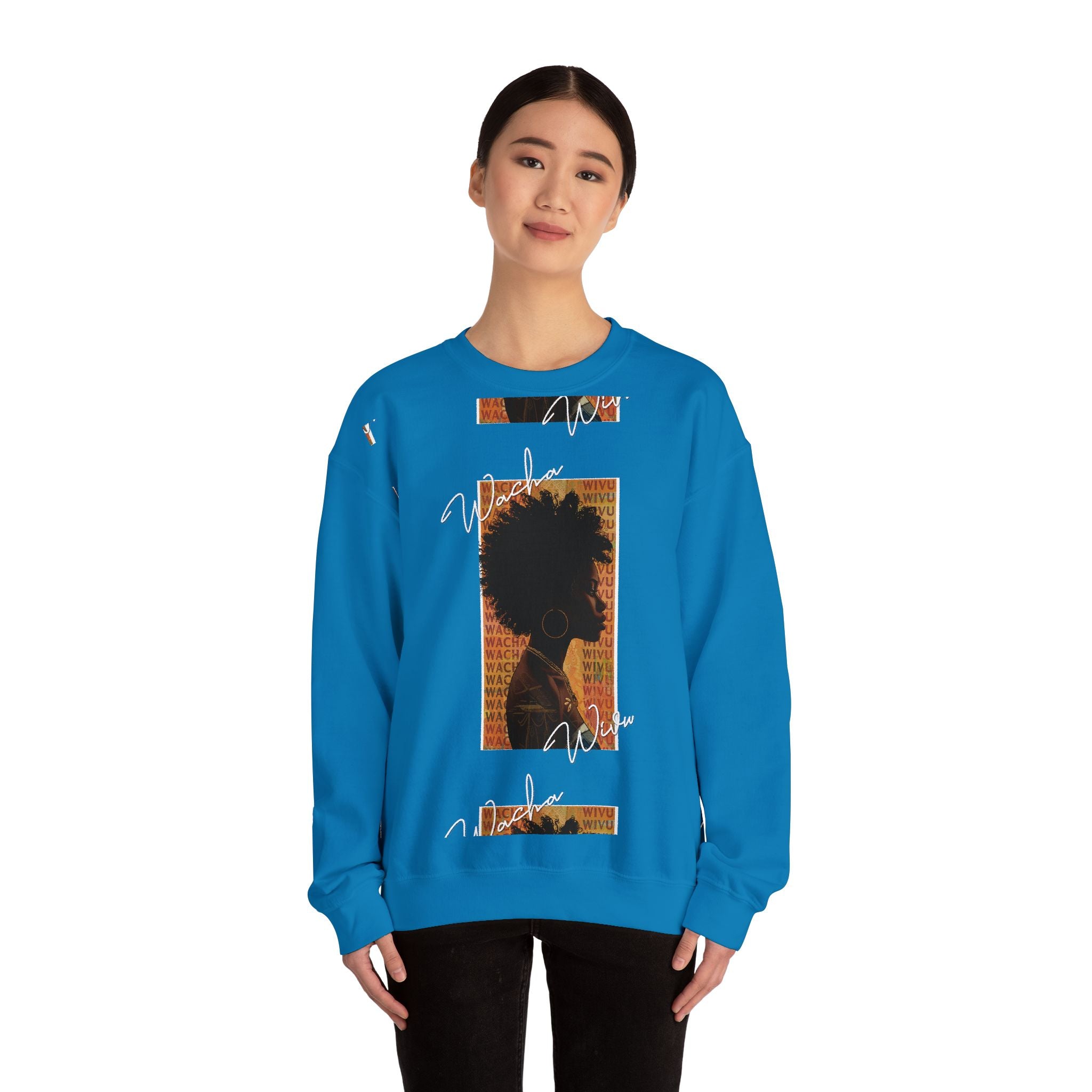 Kenyan Street Style Sweatshirt: Wacha Wivu Unisex Crewneck