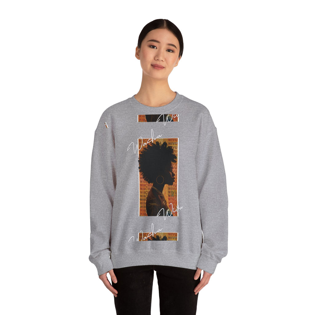 Kenyan Street Style Sweatshirt: Wacha Wivu Unisex Crewneck