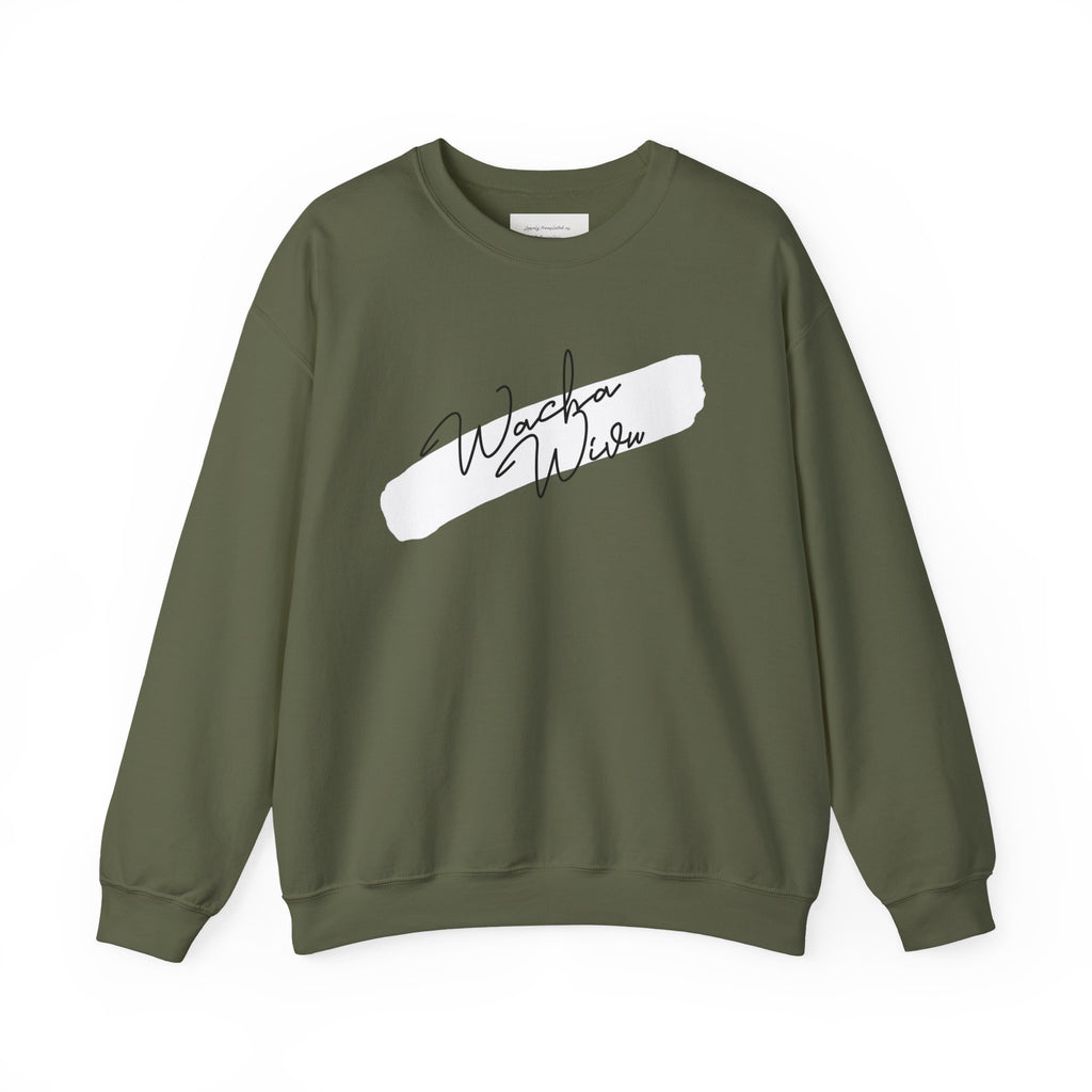 Swahili Abstract Sweatshirt - 'Wacha Wivu'