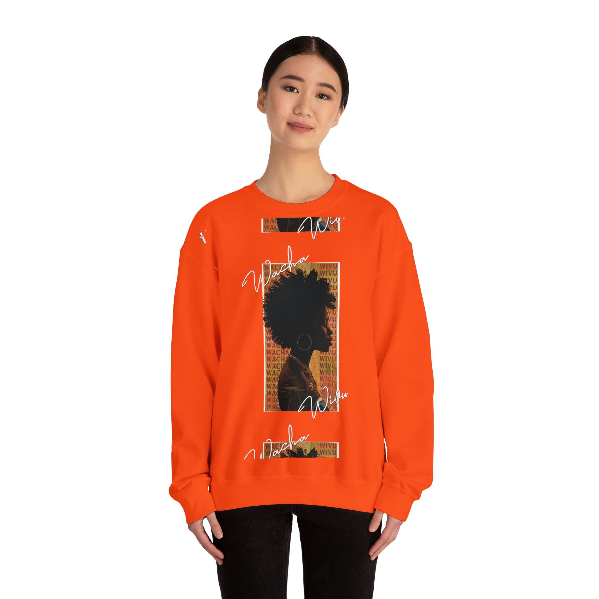 Kenyan Street Style Sweatshirt: Wacha Wivu Unisex Crewneck
