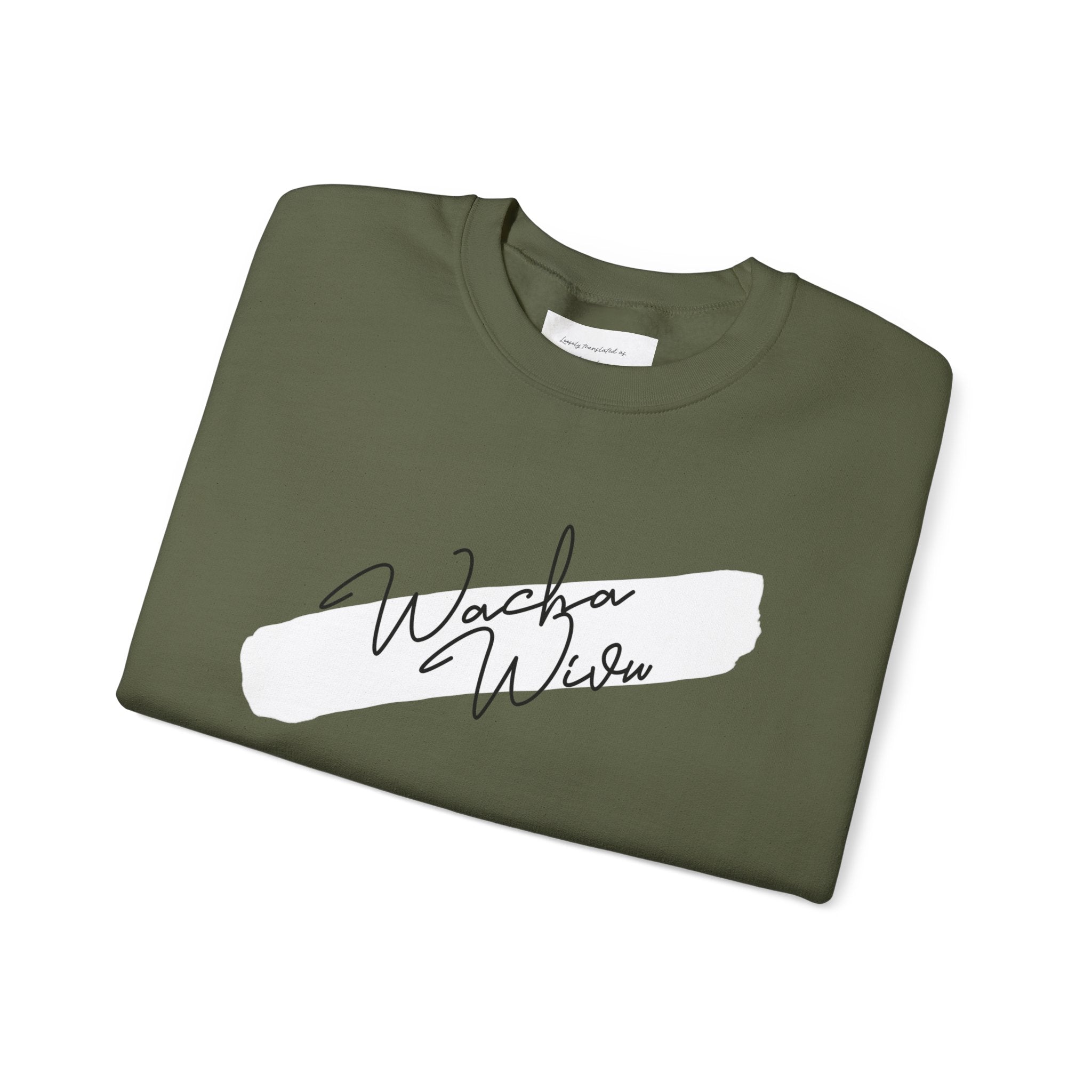 Swahili Abstract Sweatshirt - 'Wacha Wivu'