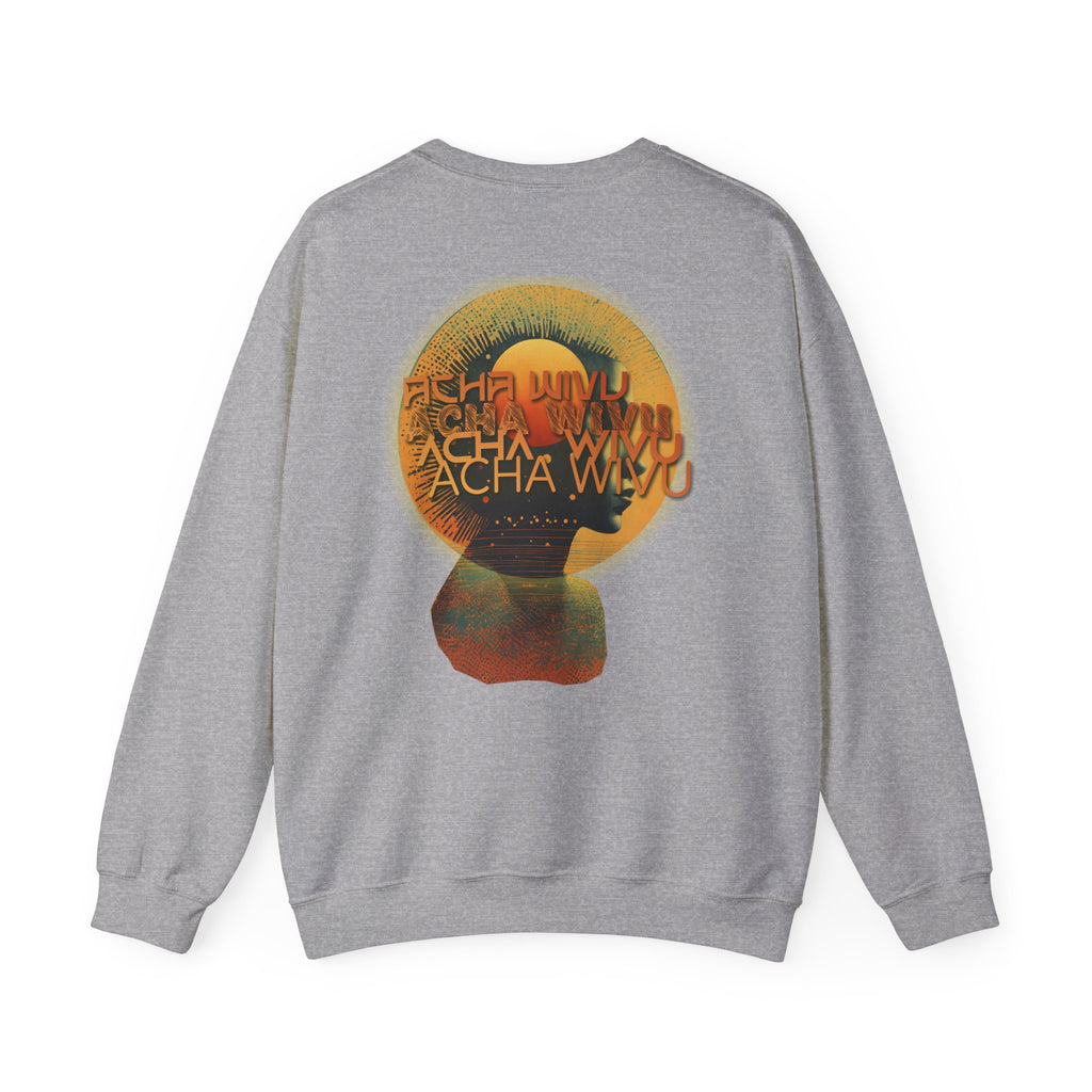 Swahili Abstract Sweatshirt - 'Wacha Wivu'