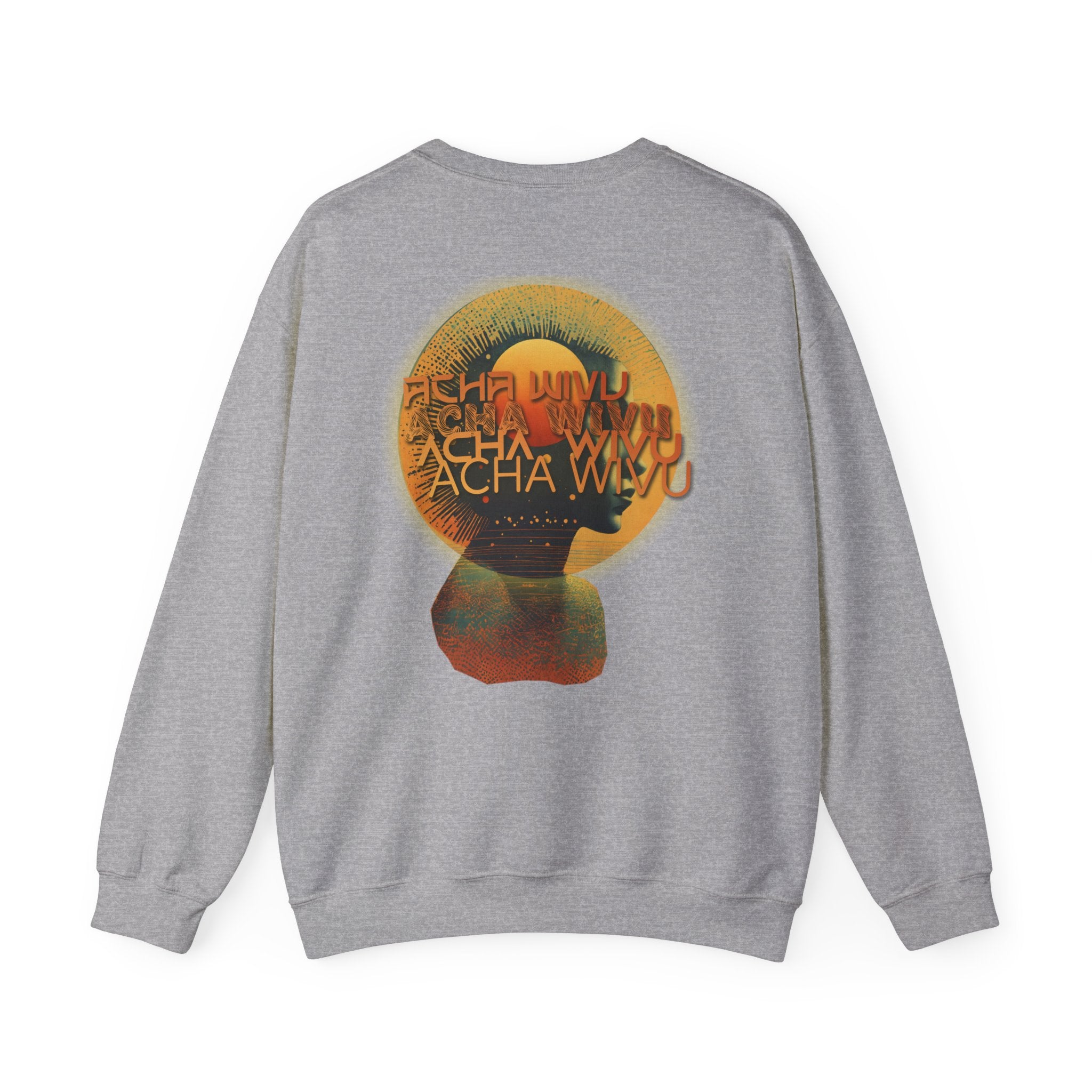 Swahili Abstract Sweatshirt - 'Wacha Wivu'