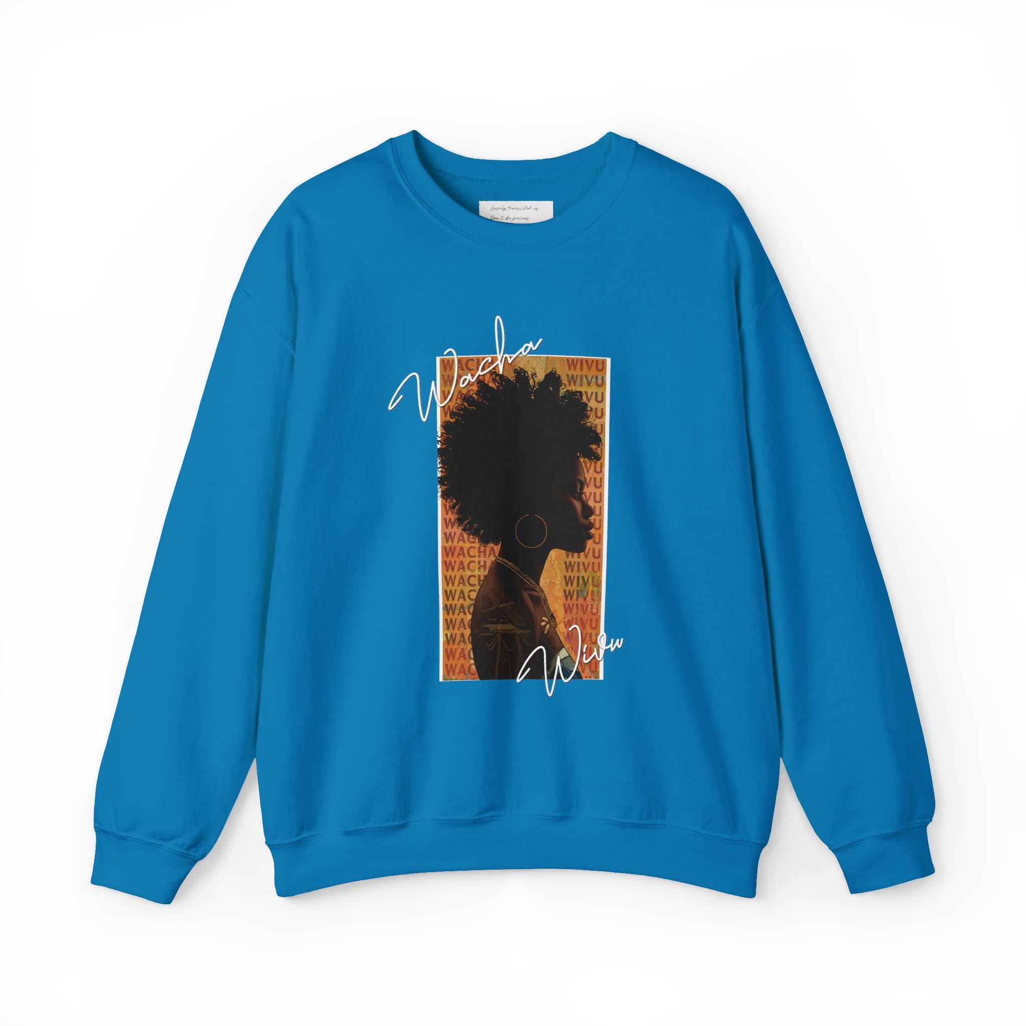 Kenyan Street Style Sweatshirt: Wacha Wivu Unisex Crewneck