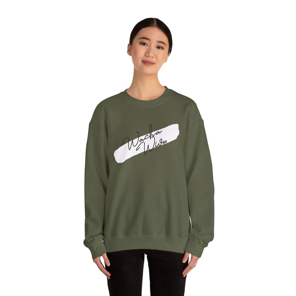 Swahili Abstract Sweatshirt - 'Wacha Wivu'