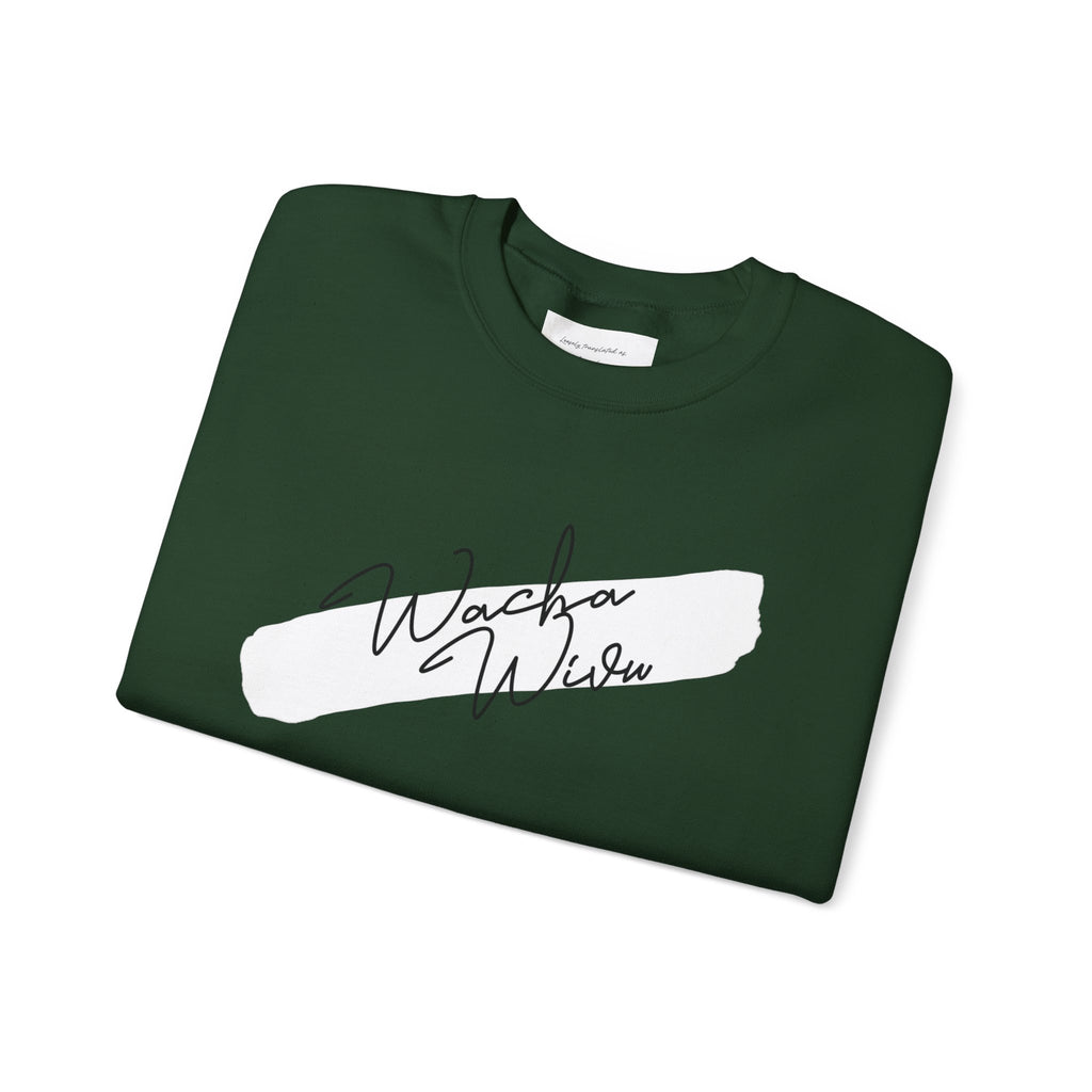 Swahili Abstract Sweatshirt - 'Wacha Wivu'