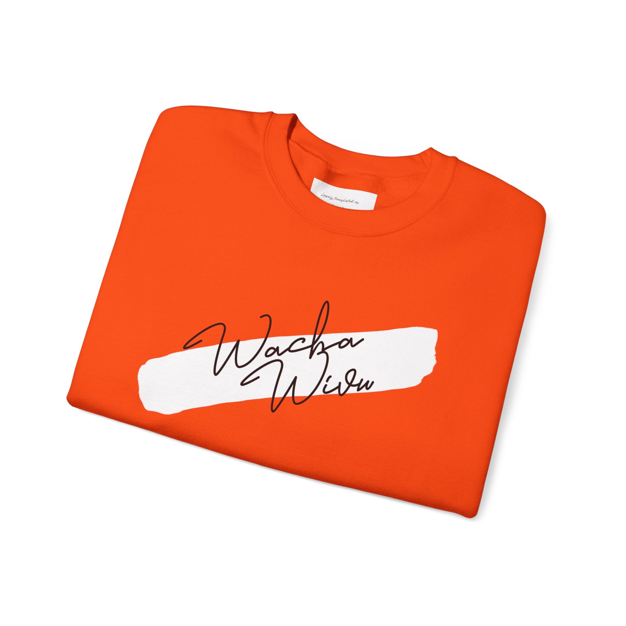 Swahili Abstract Sweatshirt - 'Wacha Wivu'