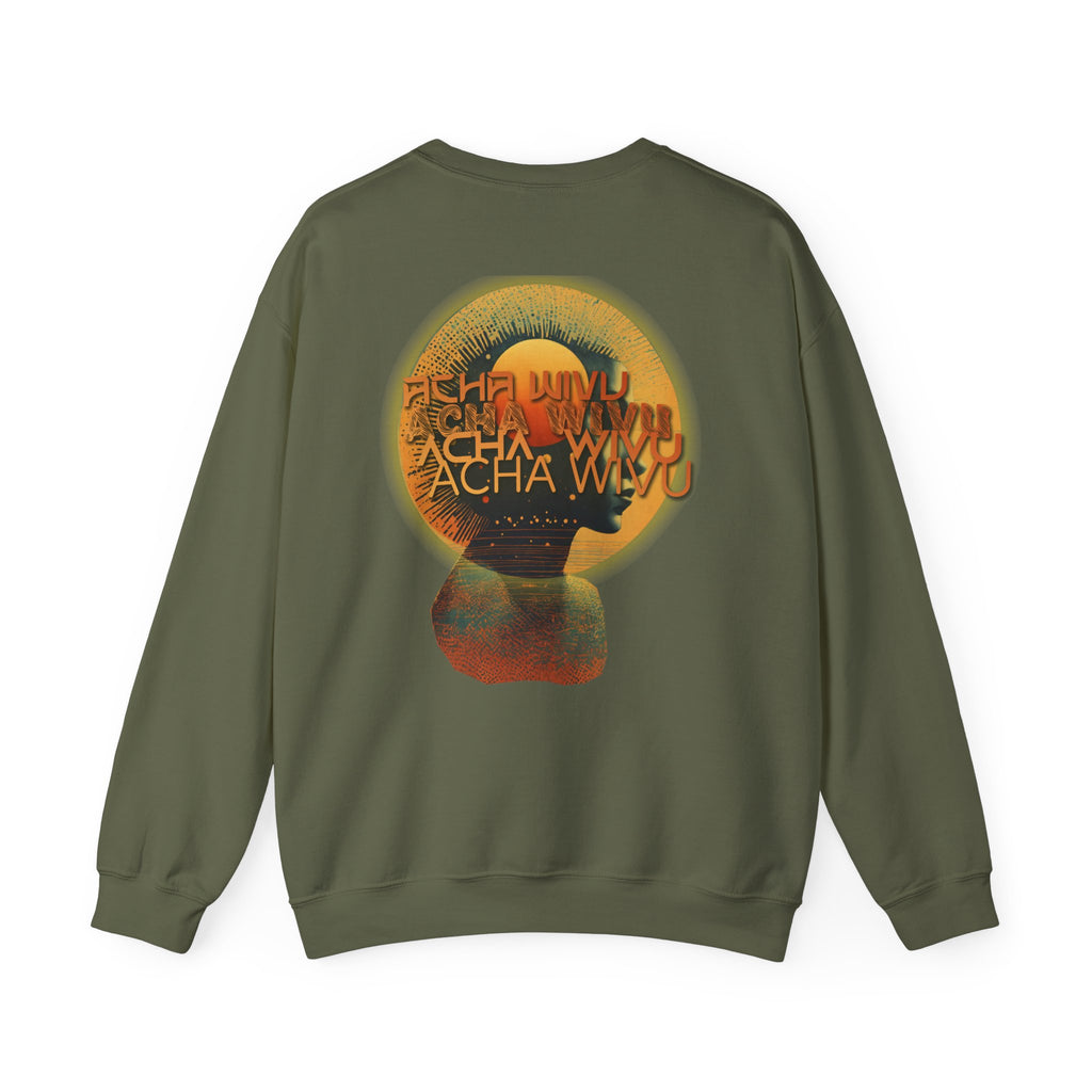 Swahili Abstract Sweatshirt - 'Wacha Wivu'
