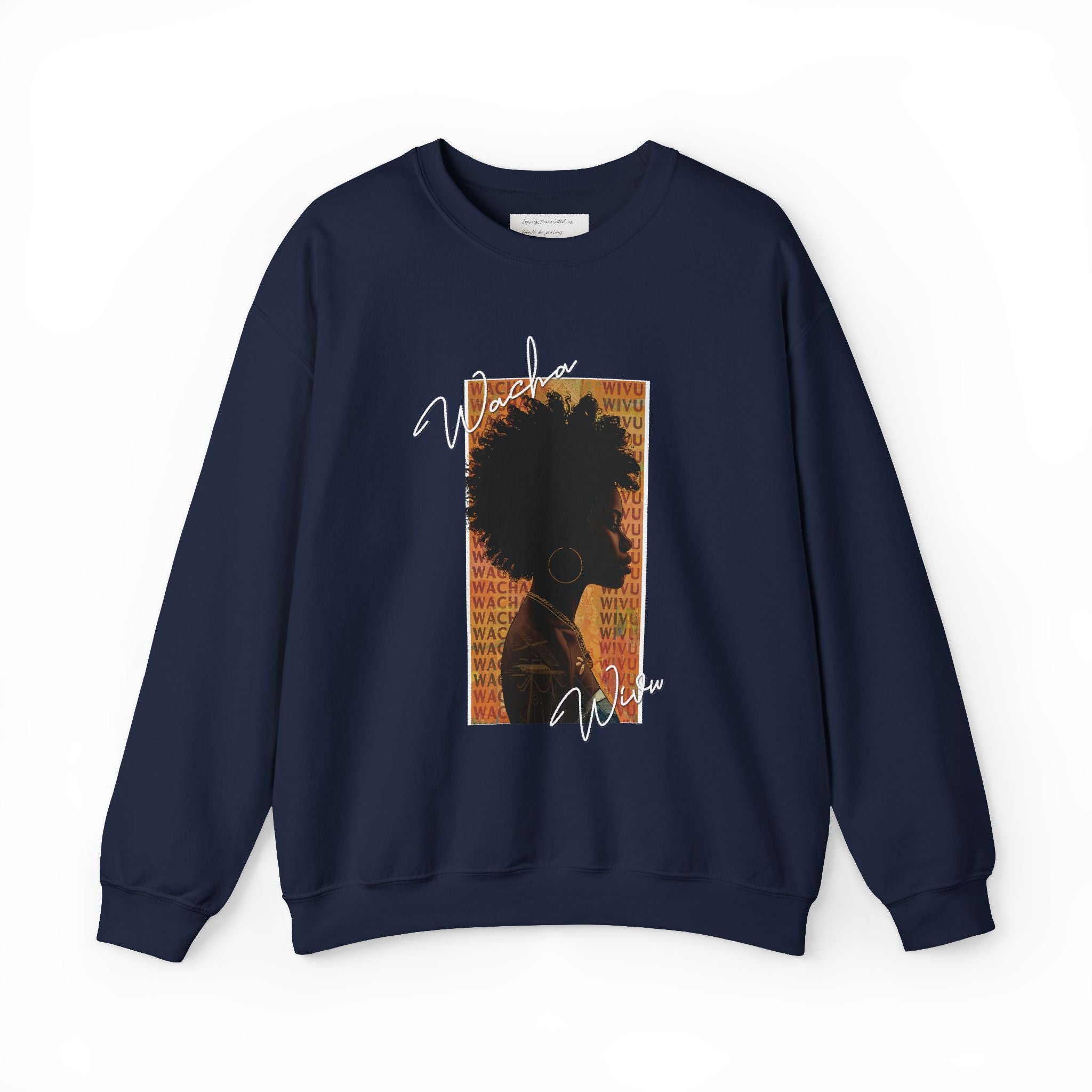 Kenyan Street Style Sweatshirt: Wacha Wivu Unisex Crewneck