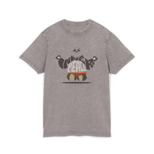Acid Wash Panda “Inner Peace” Tee — Vintage Yoga Graphic T-Shirt