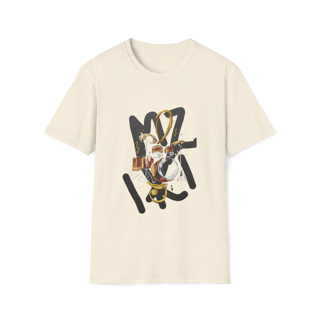 Guitar Skull Graphic T-Shirt — Rock Music Band Tee