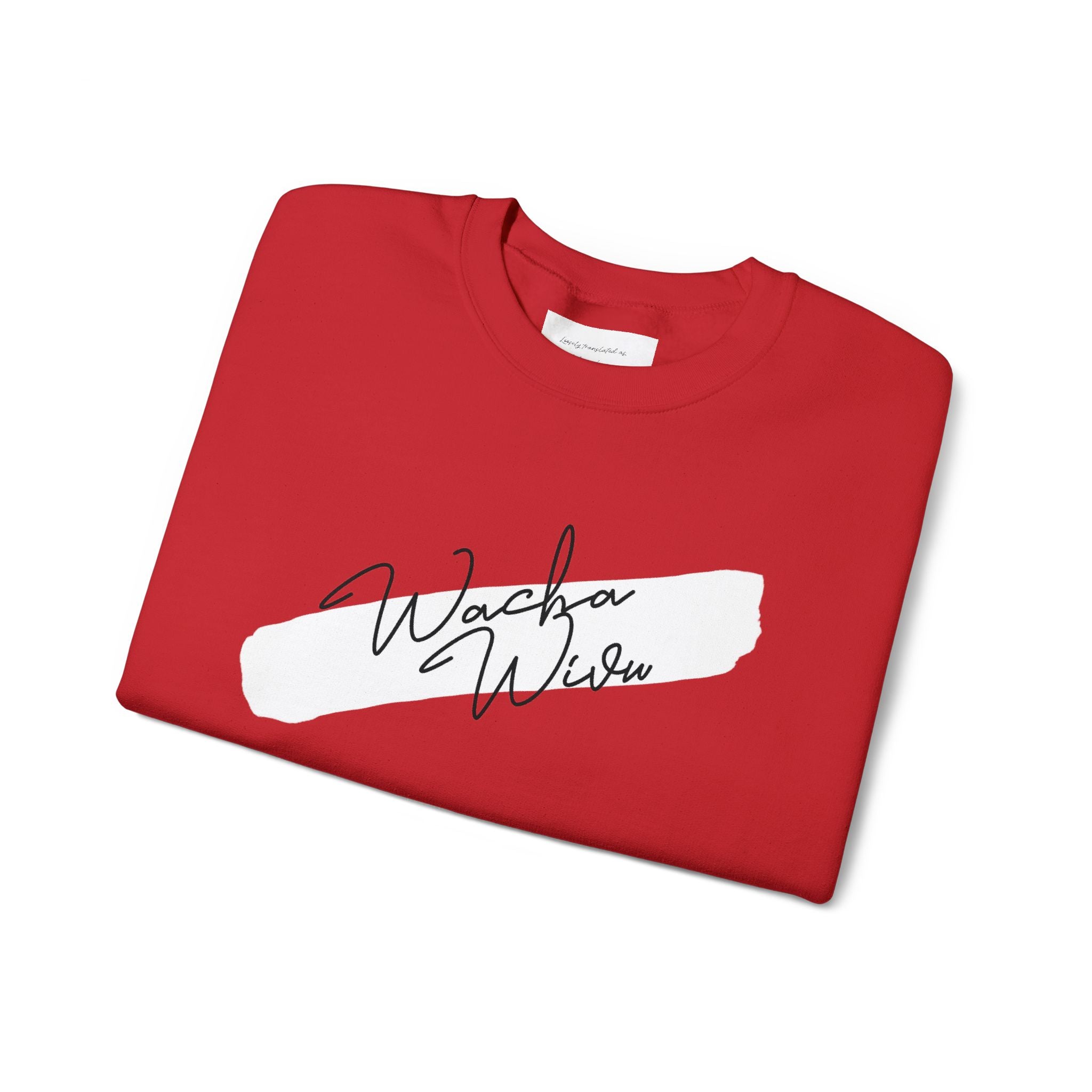 Swahili Abstract Sweatshirt - 'Wacha Wivu'