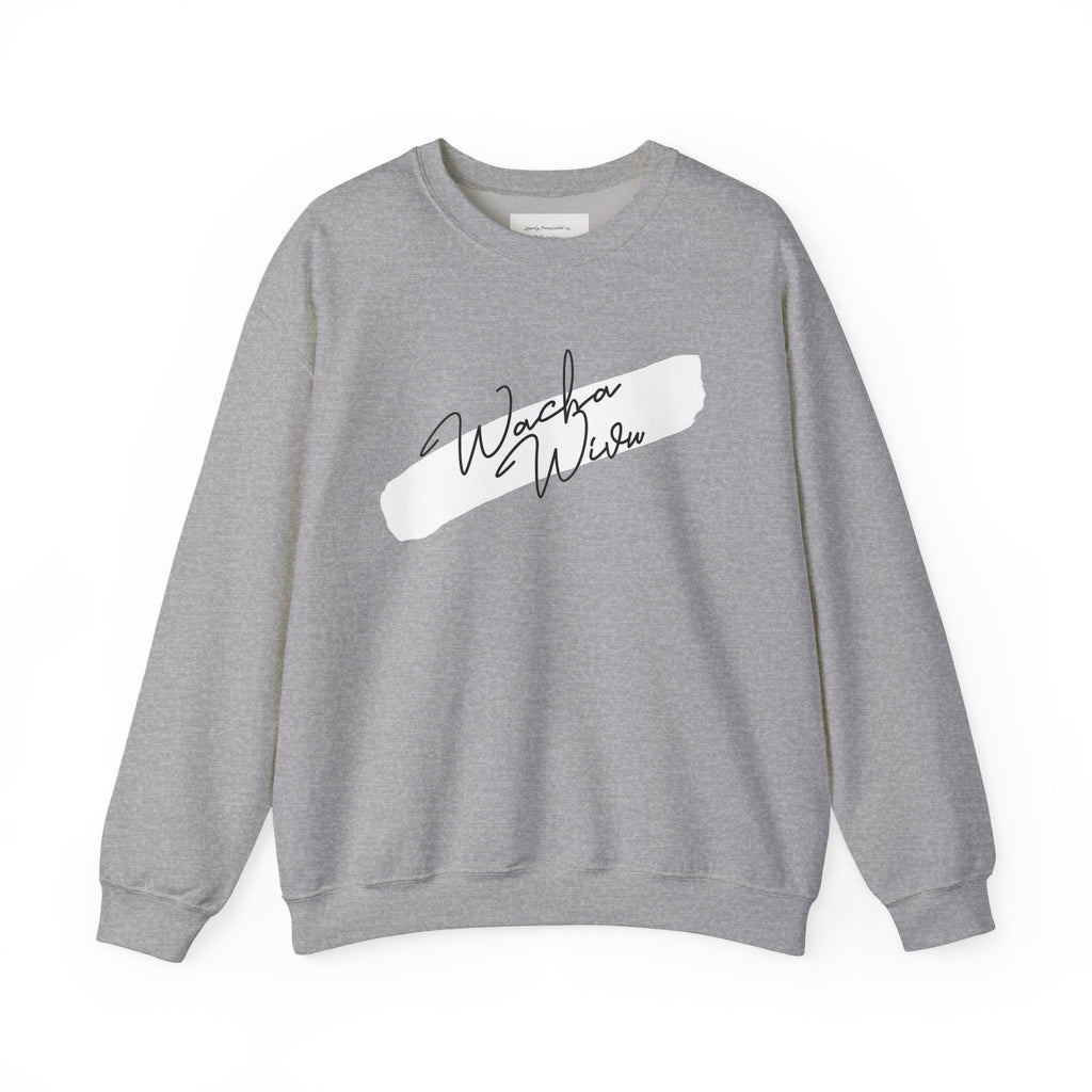 Swahili Abstract Sweatshirt - 'Wacha Wivu'