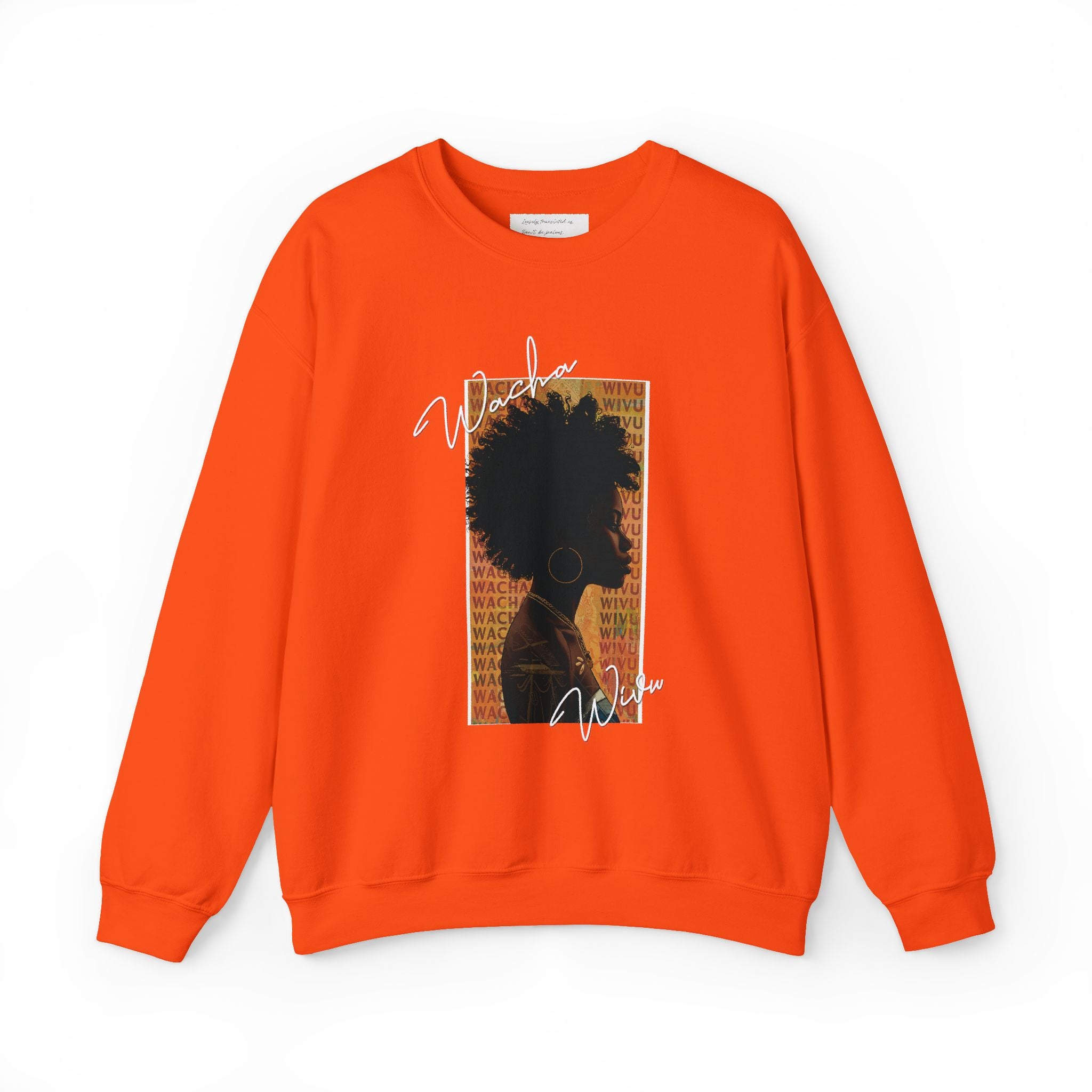 Kenyan Street Style Sweatshirt: Wacha Wivu Unisex Crewneck